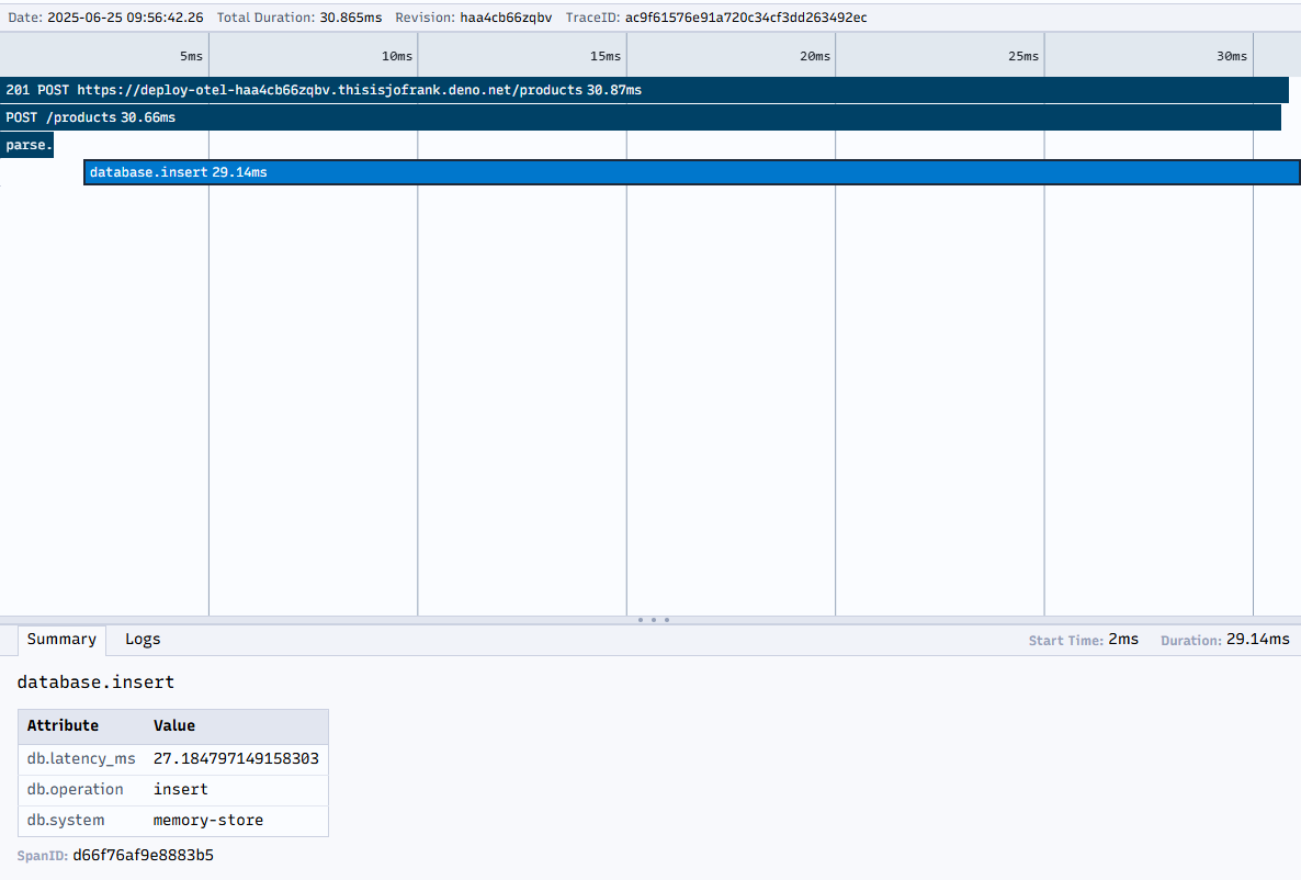 追踪瀑布图视图