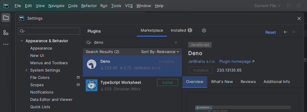 WebStorm 插件设置